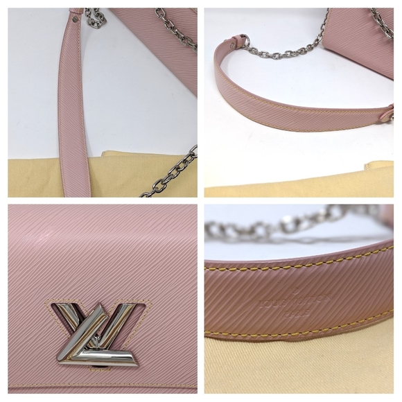 🎉HPx2🎉Louis Vuitton Pink Twist MM Rose Ballerine - Picture 5 of 10